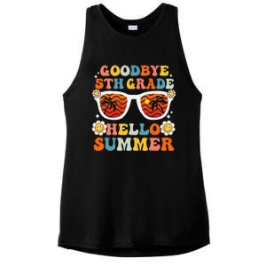 Goodbye 5th Grade Hello Summer Funny Fifth Grade Graduate Ladies PosiCharge Tri-Blend Wicking Tank