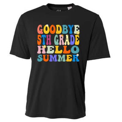 Goodbye 5th Grade Hello Summer Last Day Of School Graduation Cooling Performance Crew T-Shirt