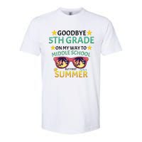 Goodbye 5th Grade Onmy Way To Middle School Softstyle CVC T-Shirt