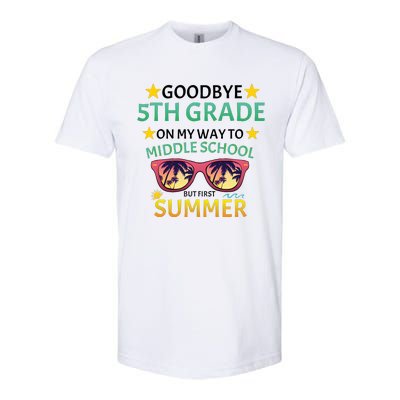 Goodbye 5th Grade Onmy Way To Middle School Softstyle CVC T-Shirt