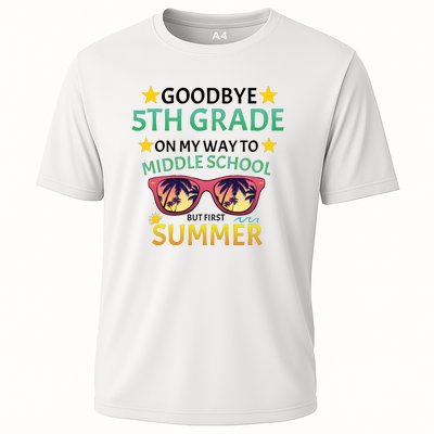 Goodbye 5th Grade Onmy Way To Middle School Cooling Performance Crew T-Shirt