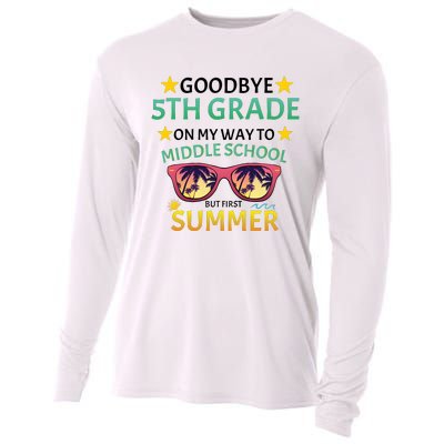 Goodbye 5th Grade Onmy Way To Middle School Cooling Performance Long Sleeve Crew