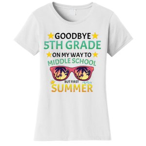 Goodbye 5th Grade Onmy Way To Middle School Women's T-Shirt