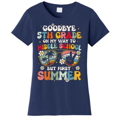 Goodbye 5th Grade Graduation To Middle school Hello Summer Women's T-Shirt