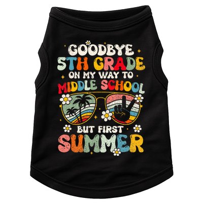 Goodbye 5th Grade Graduation To Middle school Hello Summer Doggie Tank