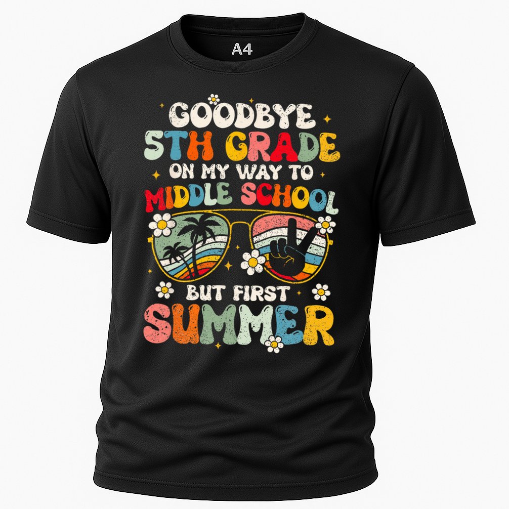 Goodbye 5th Grade Graduation To Middle school Hello Summer Performance Shirt