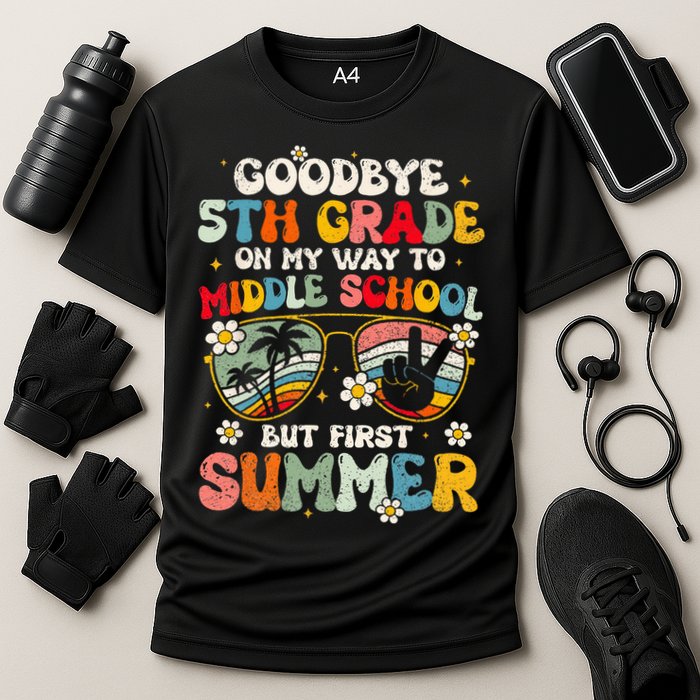 Goodbye 5th Grade Graduation To Middle school Hello Summer Performance Shirt