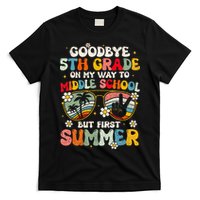 Goodbye 5th Grade Graduation To Middle school Hello Summer T-Shirt