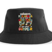 Goodbye 5th Grade Graduation To Middle school Hello Summer Sustainable Bucket Hat