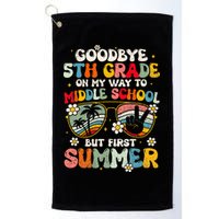 Goodbye 5th Grade Graduation To Middle school Hello Summer Golf Towel