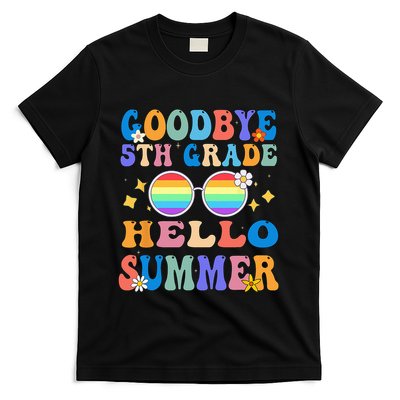Goodbye 5th Grade Hello Summer Last Day Of School Graduation T-Shirt