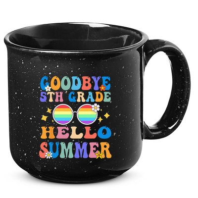 Goodbye 5th Grade Hello Summer Last Day Of School Graduation 15oz Campfire Ceramic Mug