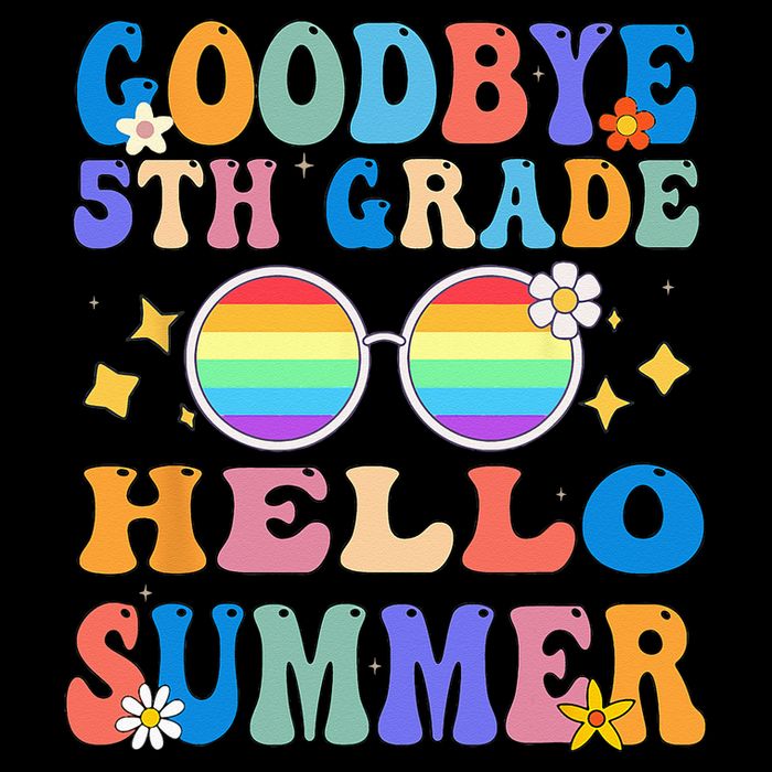 Goodbye 5th Grade Hello Summer Last Day Of School Graduation 16 in Basic Backpack