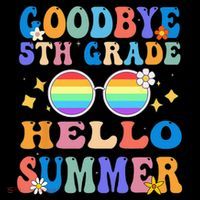 Goodbye 5th Grade Hello Summer Last Day Of School Graduation Mesh Reversible Basketball Jersey Tank