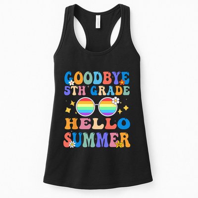 Goodbye 5th Grade Hello Summer Last Day Of School Graduation Womens Tank Top