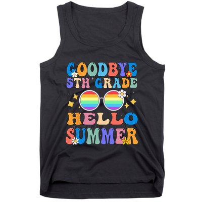 Goodbye 5th Grade Hello Summer Last Day Of School Graduation Tank Top