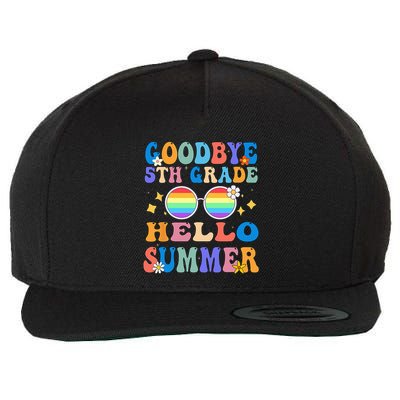Goodbye 5th Grade Hello Summer Last Day Of School Graduation Wool Snapback Cap