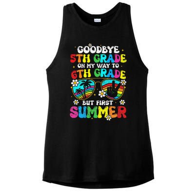 Goodbye 5th Grade Graduation To 6th Grade Hello Summer Ladies PosiCharge Tri-Blend Wicking Tank