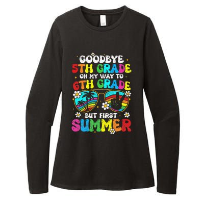 Goodbye 5th Grade Graduation To 6th Grade Hello Summer Womens CVC Long Sleeve Shirt