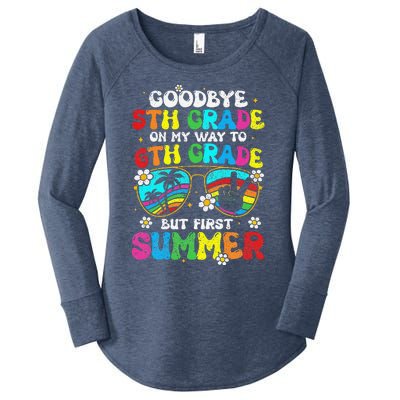 Goodbye 5th Grade Graduation To 6th Grade Hello Summer Women's Perfect Tri Tunic Long Sleeve Shirt