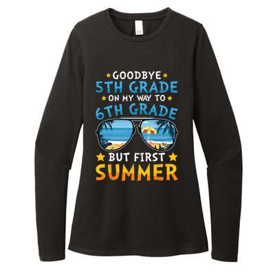 Goodbye 5th Grade Graduation To 6th Grade Hello Summer Womens CVC Long Sleeve Shirt