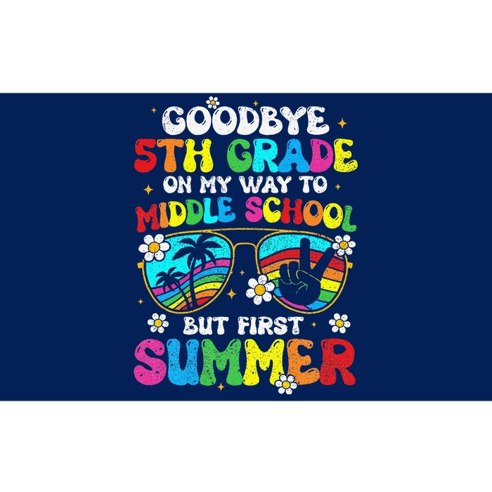 Goodbye 5th Grade Graduation To Middle School Hello Summer Bumper Sticker