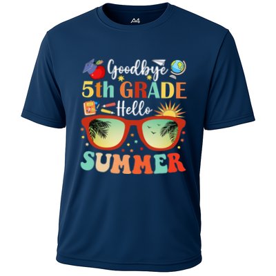 Goodbye 5th Grade Hello Summer Fifth Grade Student Teacher Performance Shirt