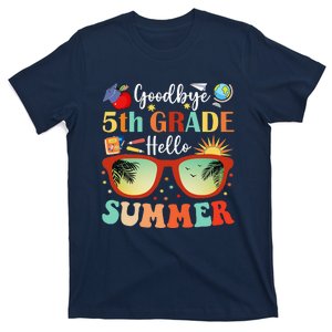 Goodbye 5th Grade Hello Summer Fifth Grade Student Teacher T-Shirt