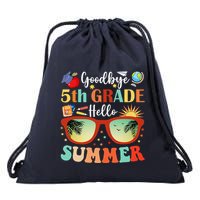 Goodbye 5th Grade Hello Summer Fifth Grade Student Teacher Drawstring Bag