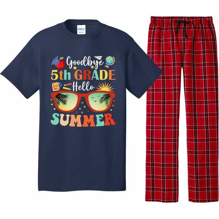 Goodbye 5th Grade Hello Summer Fifth Grade Student Teacher Pajama Set