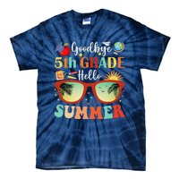 Goodbye 5th Grade Hello Summer Fifth Grade Student Teacher Tie-Dye T-Shirt