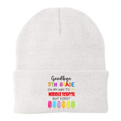 Goodbye 5th Grade Graduation To Middle school Hello Summer Knit Cap Winter Beanie