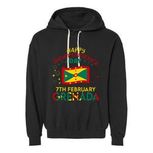 Grenada 50th Independence Day Grenadian Pride Grenada Flag Garment-Dyed Fleece Hoodie