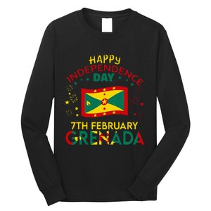 Grenada 50th Independence Day Grenadian Pride Grenada Flag Long Sleeve Shirt