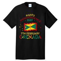 Grenada 50th Independence Day Grenadian Pride Grenada Flag Tall T-Shirt