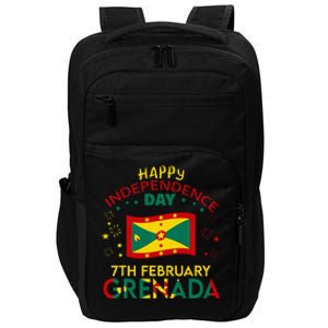 Grenada 50th Independence Day Grenadian Pride Grenada Flag Impact Tech Backpack