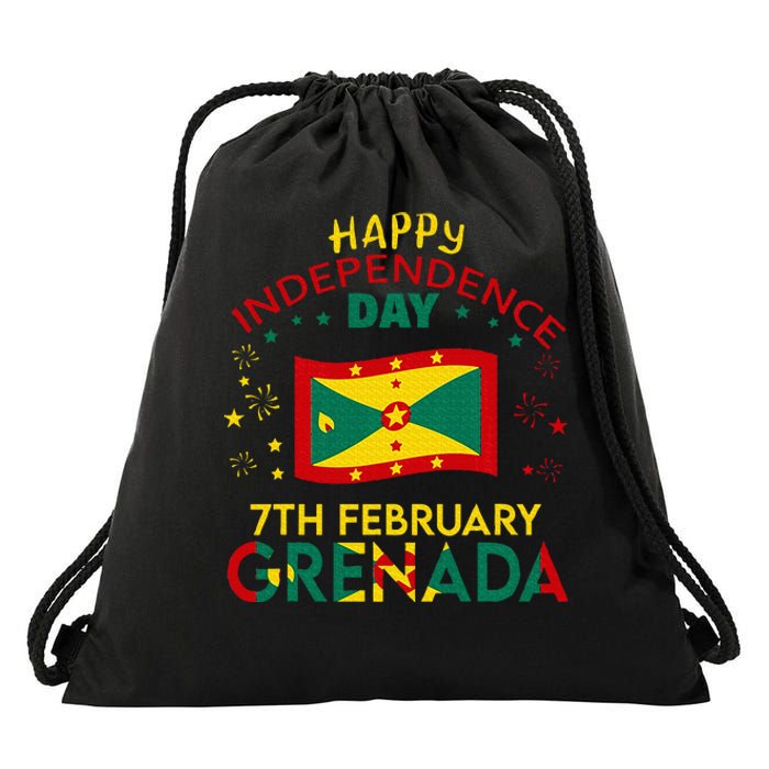 Grenada 50th Independence Day Grenadian Pride Grenada Flag Drawstring Bag