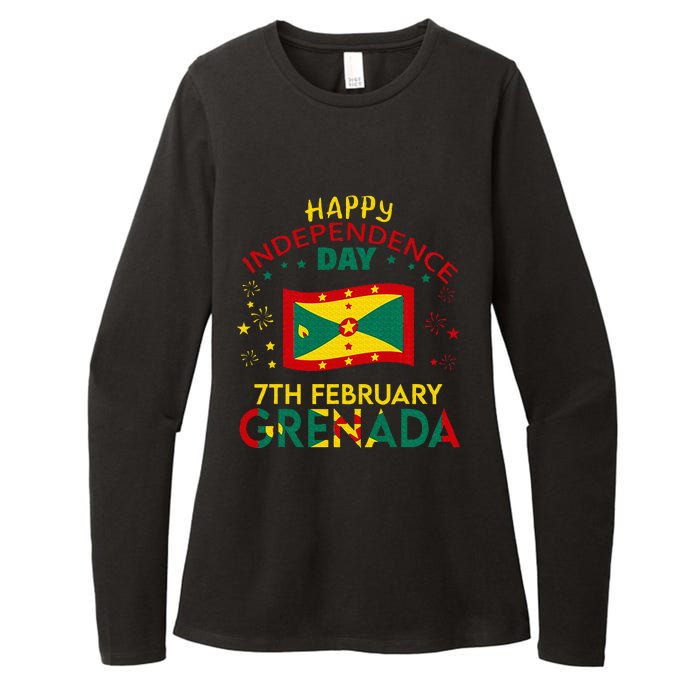 Grenada 50th Independence Day Grenadian Pride Grenada Flag Womens CVC Long Sleeve Shirt