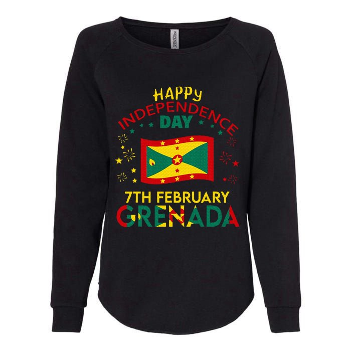 Grenada 50th Independence Day Grenadian Pride Grenada Flag Womens California Wash Sweatshirt