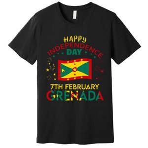 Grenada 50th Independence Day Grenadian Pride Grenada Flag Premium T-Shirt