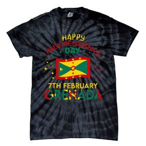 Grenada 50th Independence Day Grenadian Pride Grenada Flag Tie-Dye T-Shirt