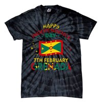 Grenada 50th Independence Day Grenadian Pride Grenada Flag Tie-Dye T-Shirt