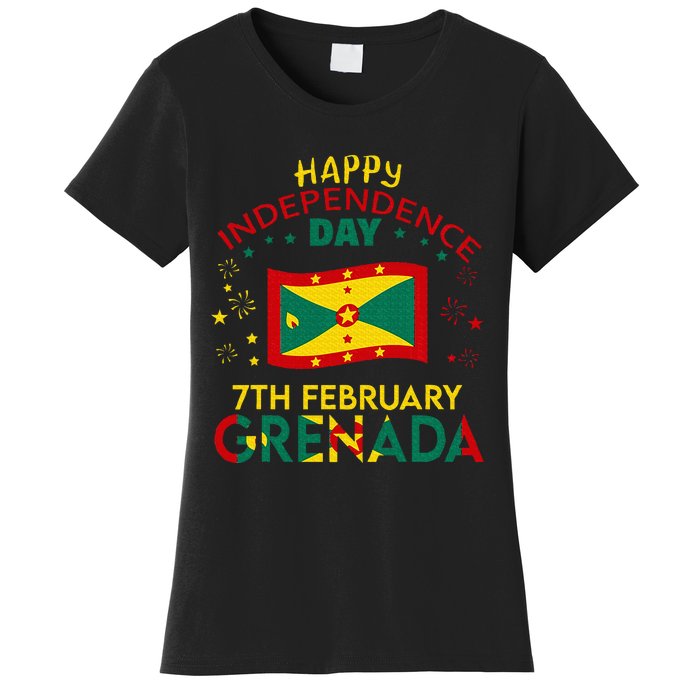 Grenada 50th Independence Day Grenadian Pride Grenada Flag Women's T-Shirt