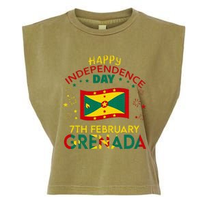 Grenada 50th Independence Day Grenadian Pride Grenada Flag Garment-Dyed Women's Muscle Tee