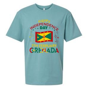 Grenada 50th Independence Day Grenadian Pride Grenada Flag Sueded Cloud Jersey T-Shirt