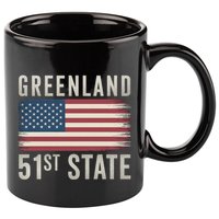 Greenland 51st State 11oz C Handle Ceramic Mug