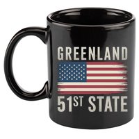 Greenland 51st State 11oz C Handle Ceramic Mug