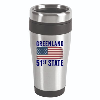 Greenland 51st State 16oz Travel Tumbler