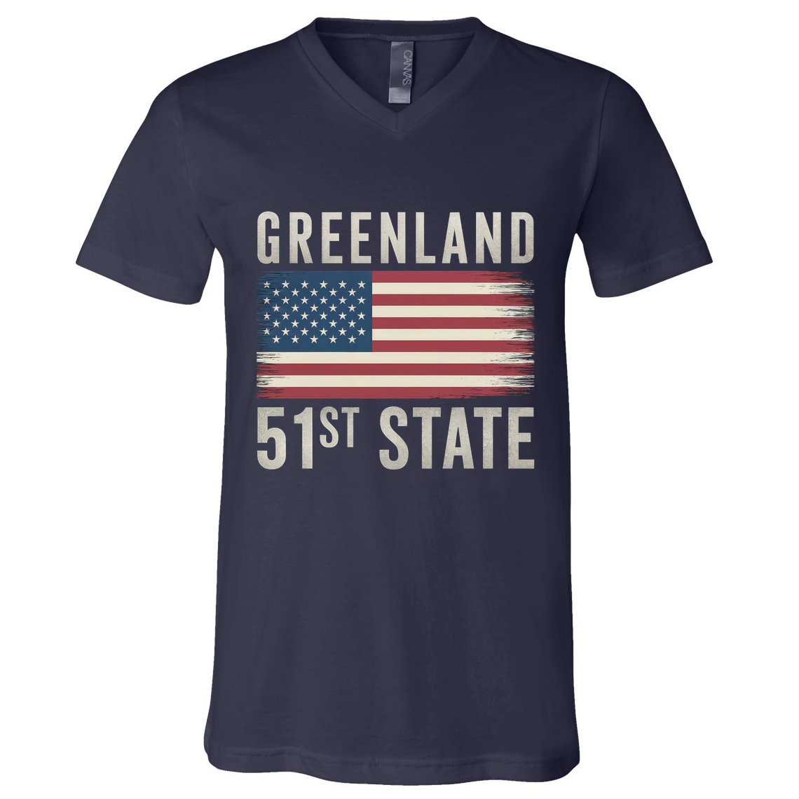Greenland 51st State V-Neck T-Shirt
