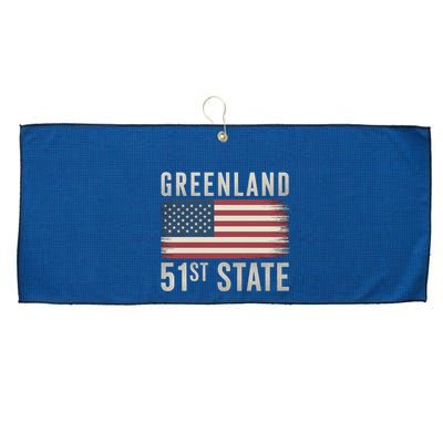 Greenland 51st State Large Microfiber Waffle Golf Towel